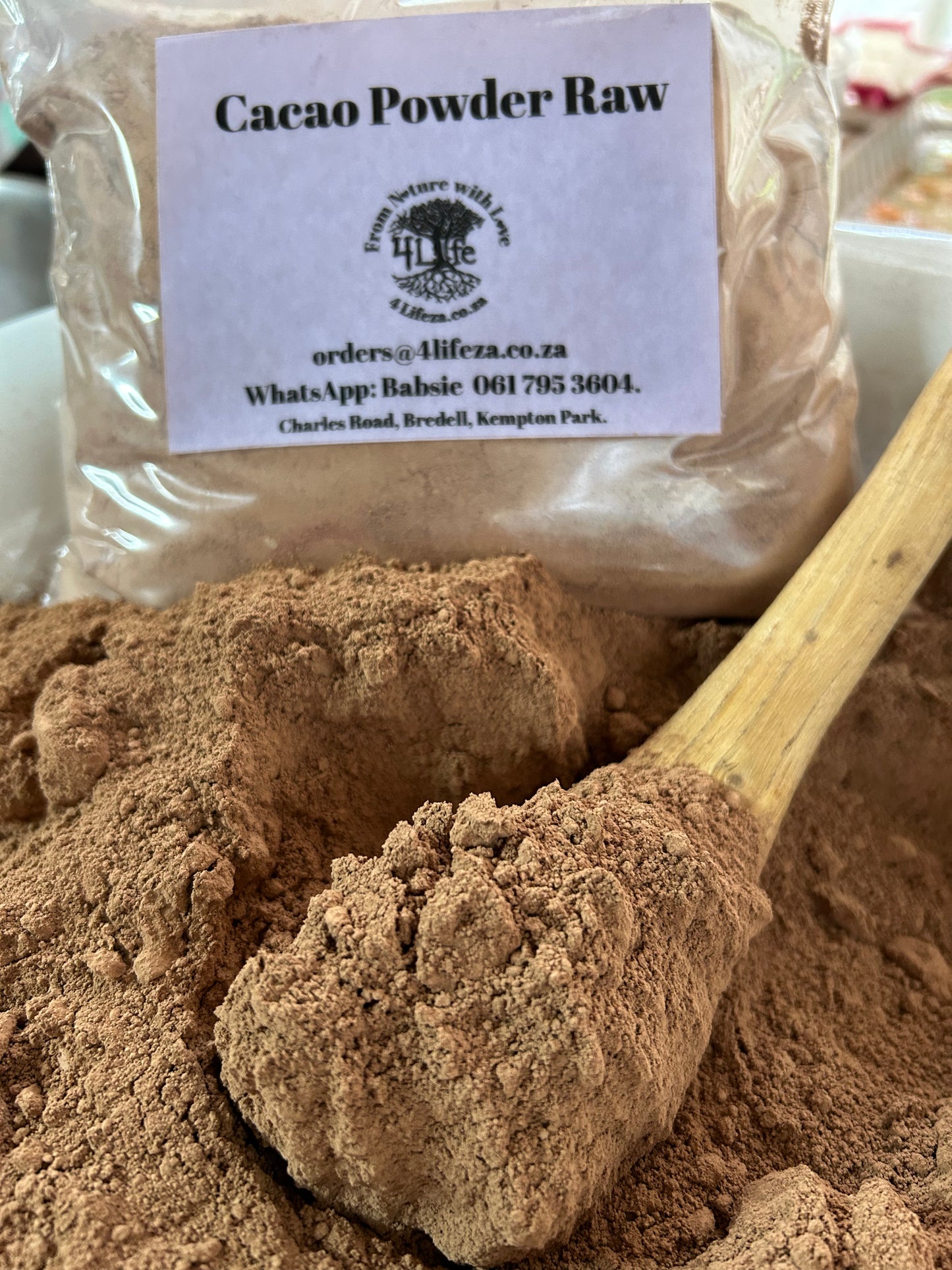 Cacao Powder Raw Image