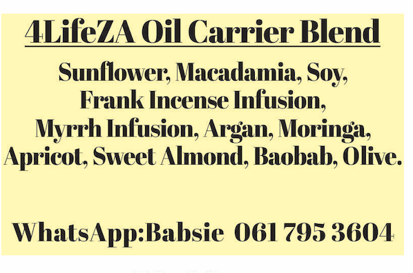 Carrier Oil 4LifeZA Blend Image