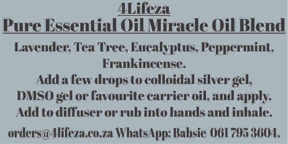4LifeZA Miracle Blend Essential Oil Image