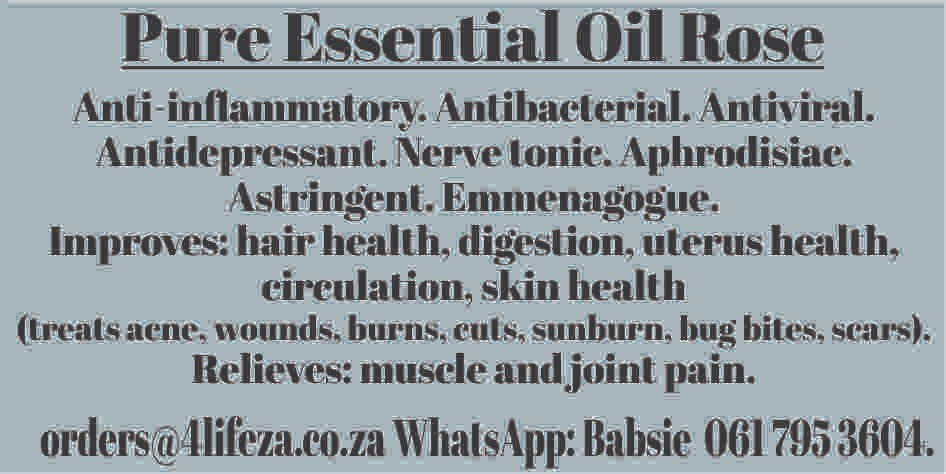 Rose Essential Oil Image