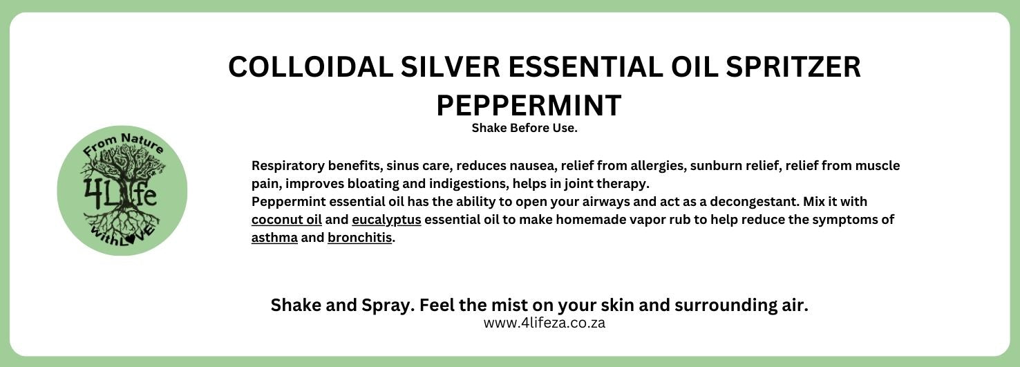 Colloidal Silver Essential Oil Spritzers Image
