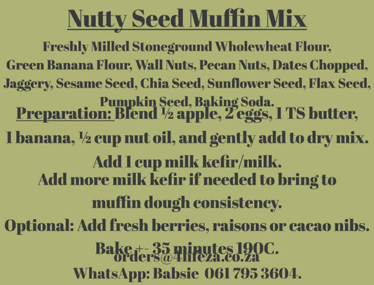 Nutty Seed Muffin Mix 500g Image