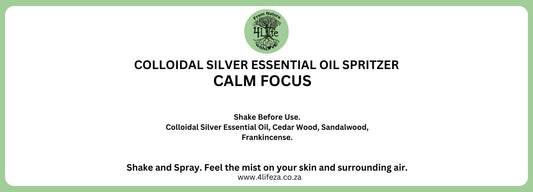 Colloidal Silver Essential Oil Spritzers