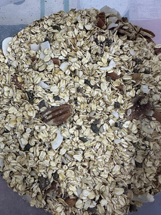 Raw Oat Seed-Nut Breakfast Mix